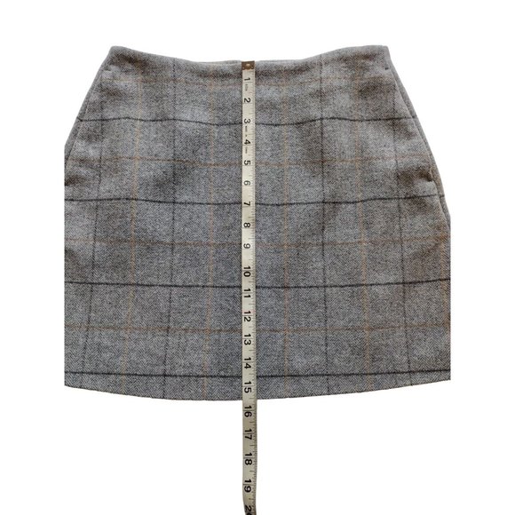 Uniqlo Skirt Womens 2 Mini Pockets Wool Blend Lined - Picture 5 of 16